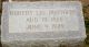 Robert Lee Brothers Headstone Robert Lee Brothers Headstone