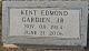 Kent Edmond Gardien Jr. Headstone