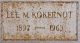 Lee M. Kokernot Headstone Lee M. Kokernot Headstone
